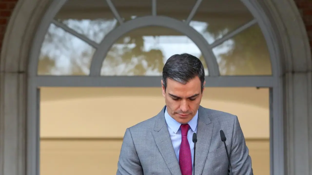 El presidente del Gobierno, Pedro S&aacute;nchez, realiza una declaraci&oacute;n institucional tras la celebraci&oacute;n del Consejo de Ministros en el que se han aprobado los indultos.