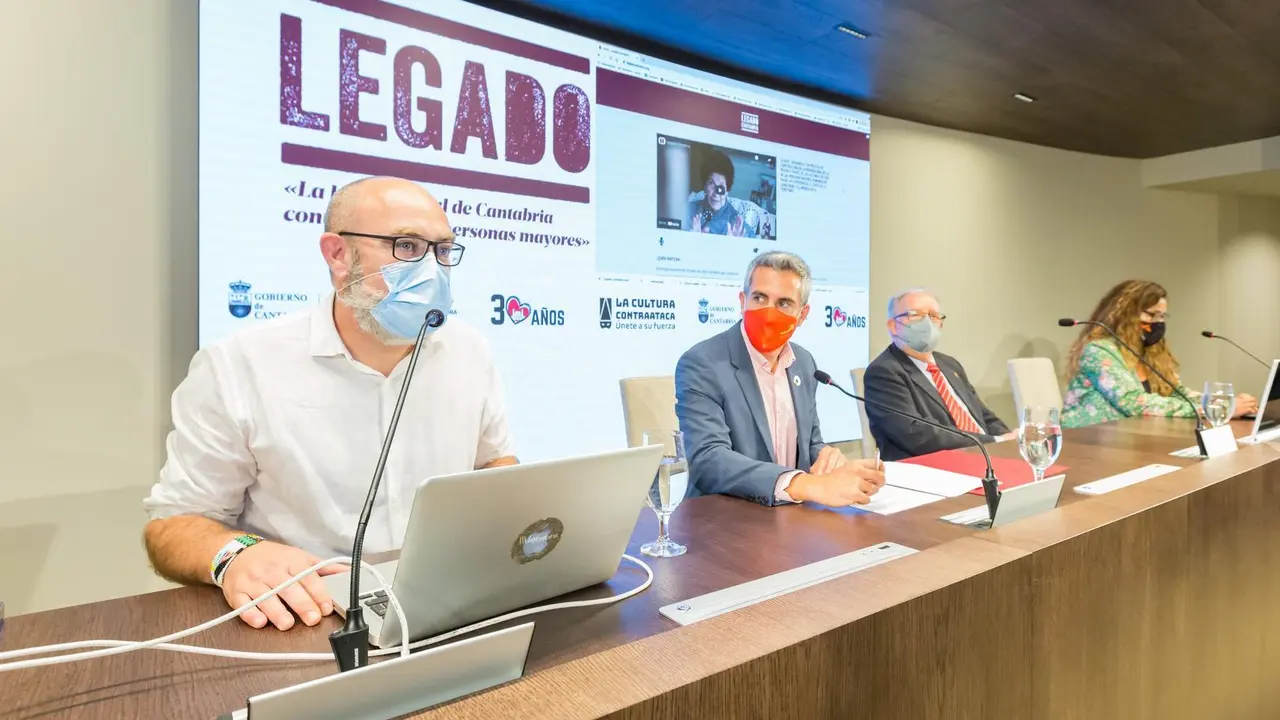 12:00 horas. Palacio de Festivales de Cantabria. El vicepresidente y consejero de Universidades, Igualdad, Cultura y Deporte, Pablo Zuloaga, presenta el proyecto &lsquo;Legado&rsquo;. 22 de junio de 2021 &copy; Ra&uacute;l Lucio