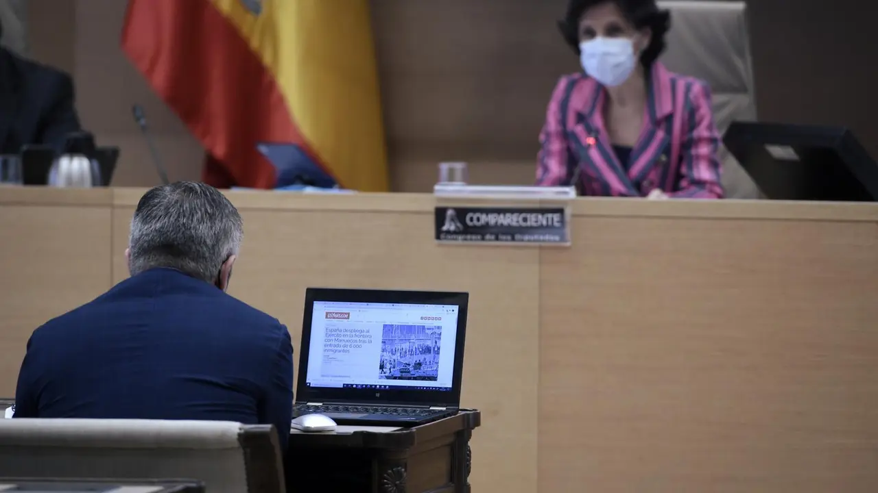 Archivo - La presidenta del Tribunal de Cuentas, Mar&iacute;a Jos&eacute; de la Fuente y de la Calle, interviene en la Comisi&oacute;n Mixta para las Relaciones con el Tribunal de Cuentas, a 18 de mayo de 2021, en la Sala Prim del Congreso 