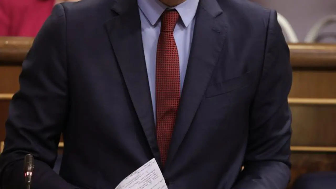 El presidente del Gobierno, Pedro S&aacute;nchez, interviene en una sesi&oacute;n de control al Gobierno en el Congreso de los Diputados, a 23 de junio de 2021.