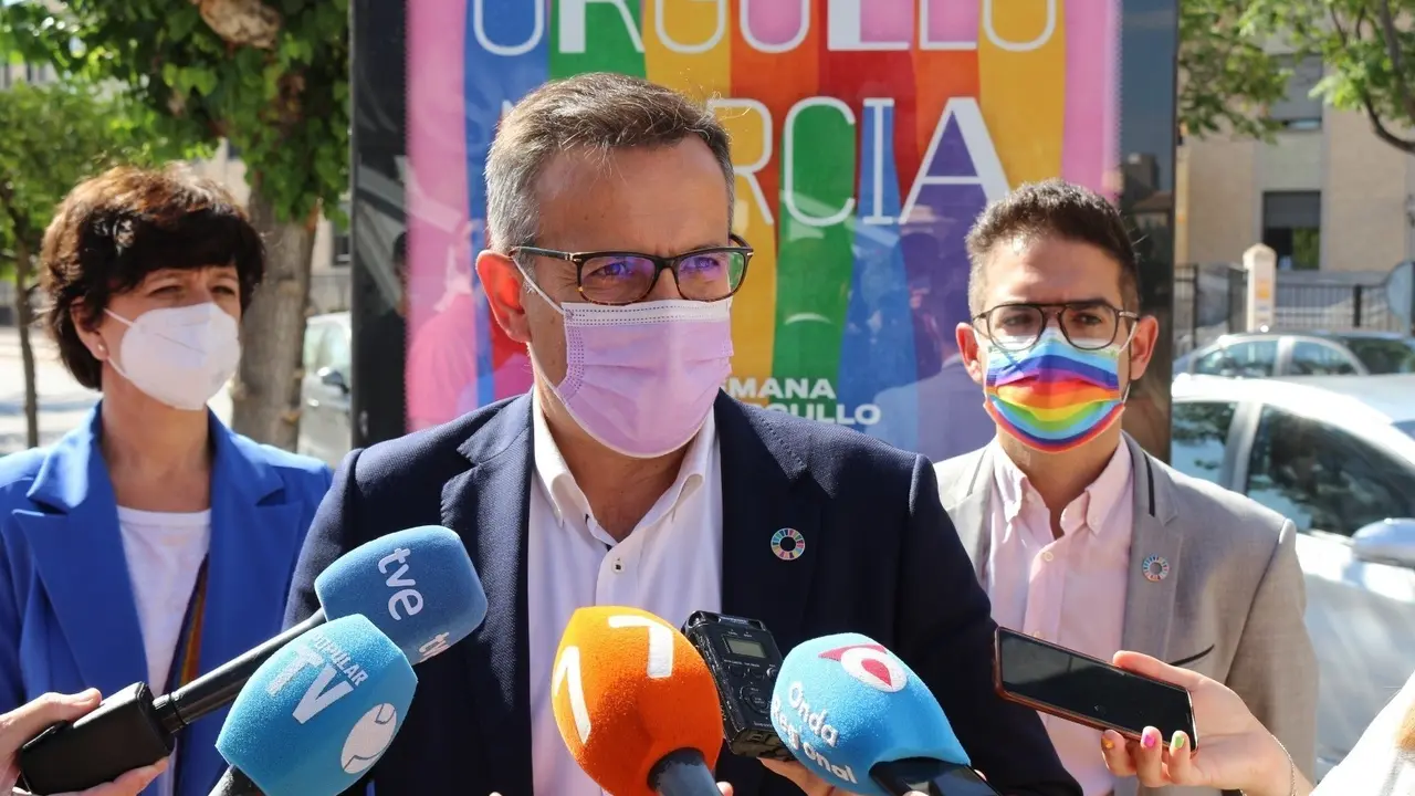 El secretario general del PSRM y portavoz del Grupo Parlamentario Socialista, Diego Conesa