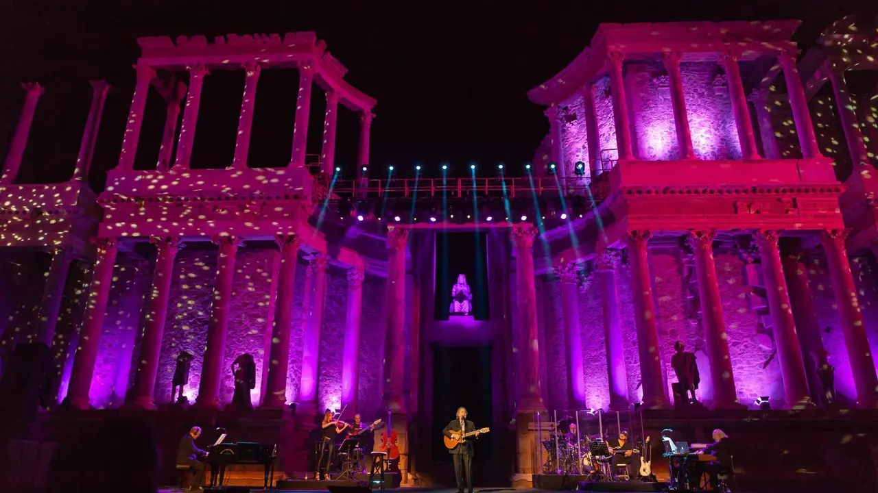 Archivo - Un concierto en el Teatro Romano de M&eacute;rida.