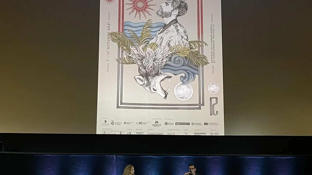 Rueda de prensa de presentaci&oacute;n del 54&ordm; Sitges Festival Internacional de Cinema Fant&agrave;stic, con la directora de la Fundaci&oacute; Sitges M&ograve;nica Garcia y el director &Aacute;ngel Sala.