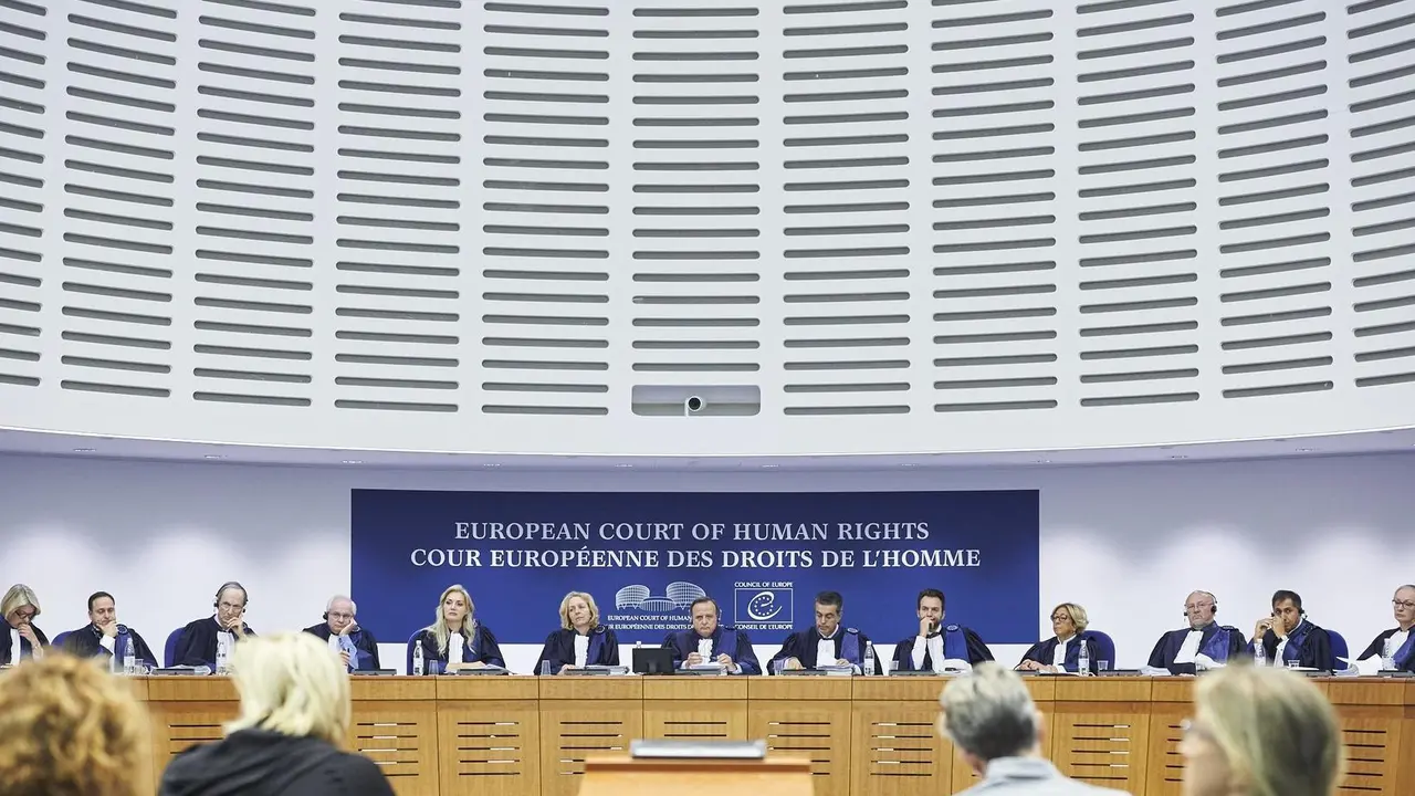 Archivo - Gran Sala Del Tribunal Europeo De Derechos Humanos (Imagen de archivo)