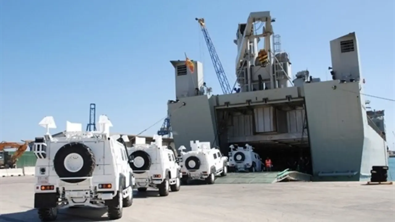 Archivo - Veh&iacute;culos militares Iveco Lince