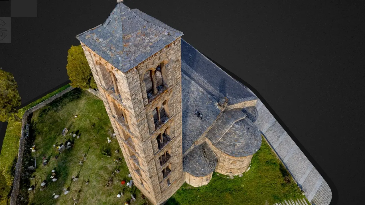 Modelo 3D de la iglesia Sant Climent de Ta&uuml;ll (Lleida)