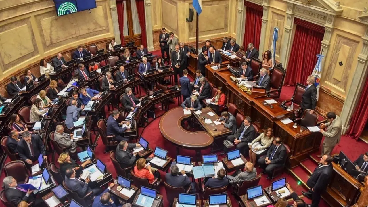 Archivo - Imagen de archivo del Senado de Argentina.