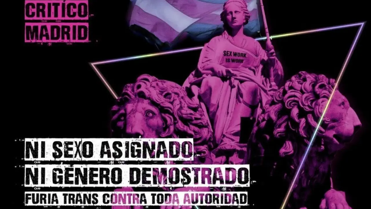 Orgullo Cr&iacute;tico saldr&aacute; el lunes a la calle con el lema 'Ni sexo asignado, ni g&eacute;nero demostrado"