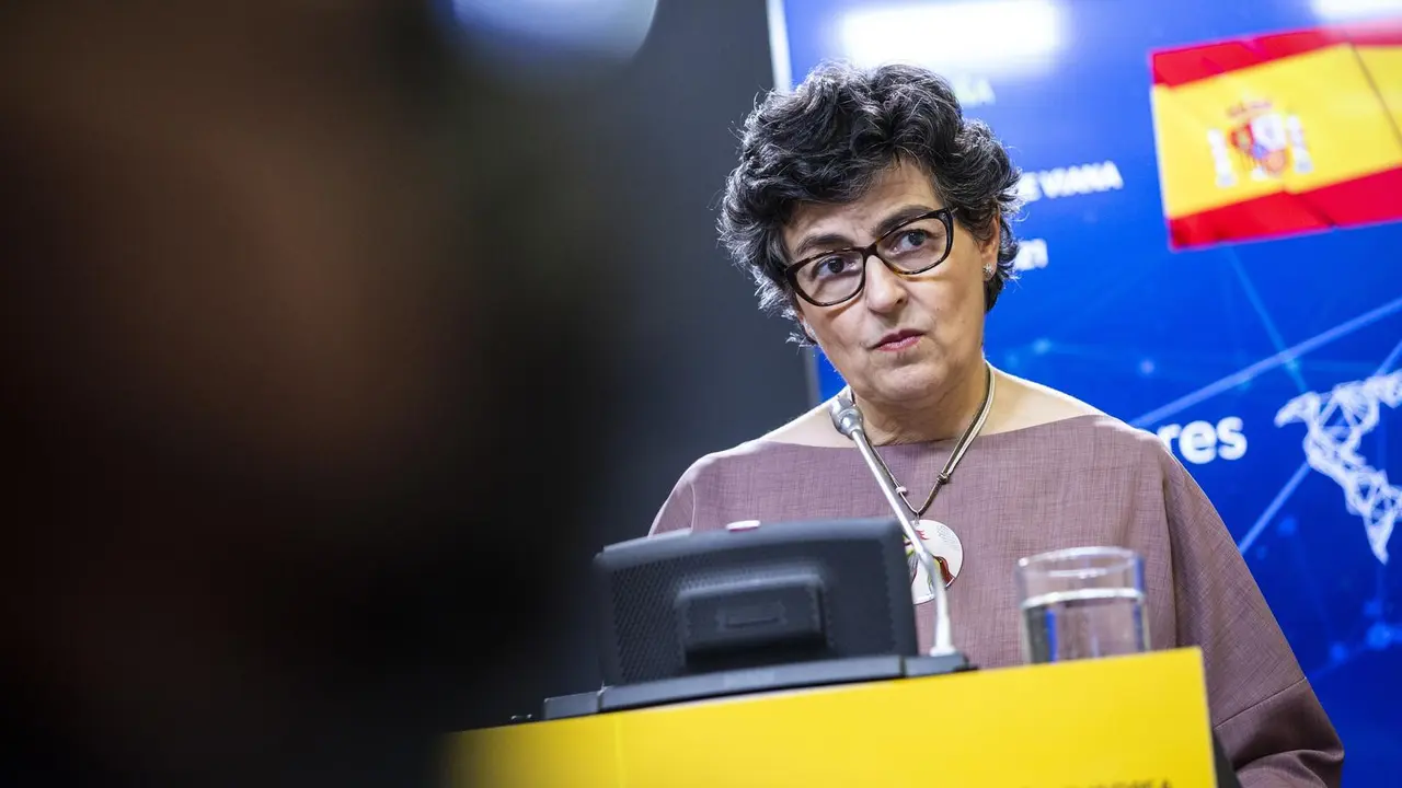 La ministra de Exteriores, Arancha Gonz&aacute;lez Laya