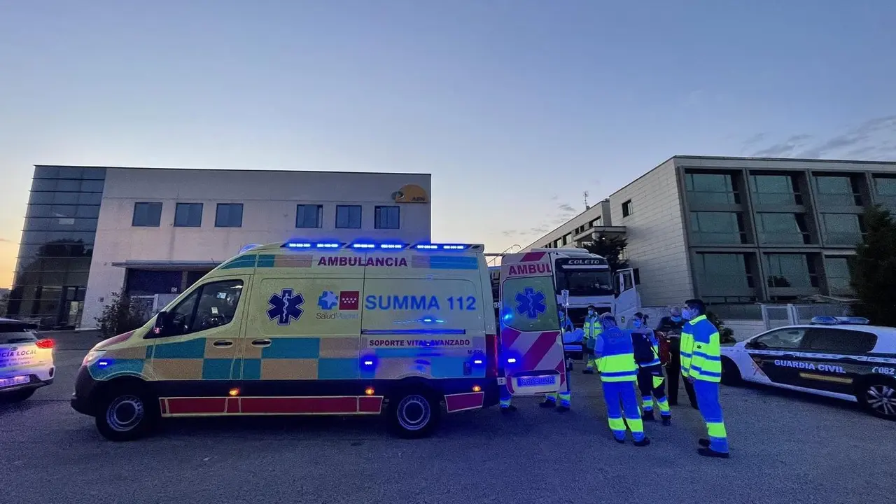 Accidente laboral en Villanueva del Pardillo