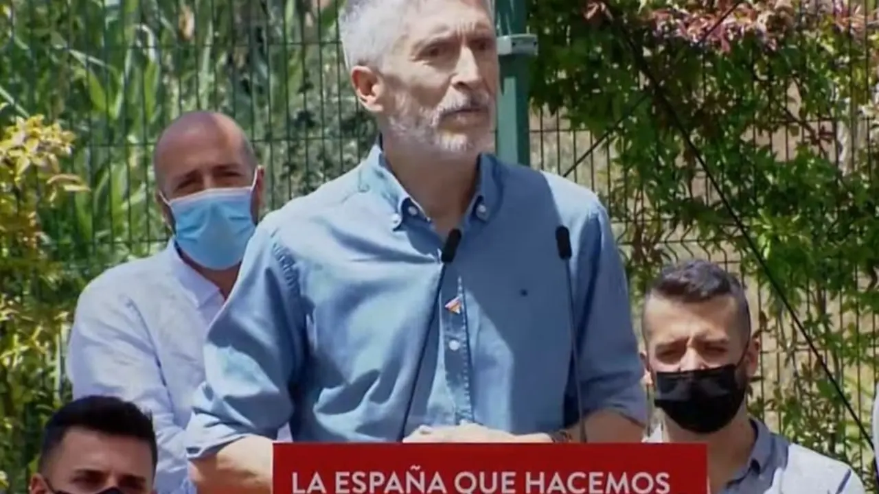 El ministro del Interior, Fernando Grande-Marlaska, interviene en una jornada sobre Nuevos Derechos y Libertades del PSOE celebrada en Torremolinos (M&aacute;laga) a 26 de junio de 2021