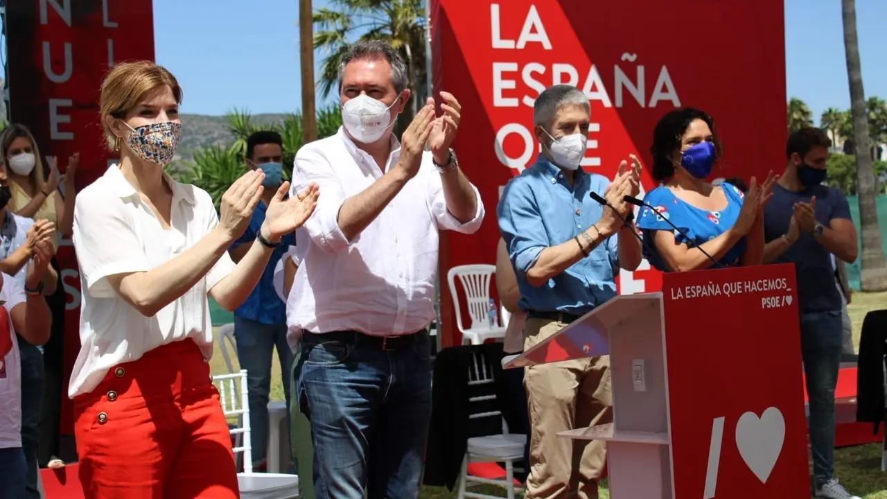 Hana Jalloul, Juan Espadas, Fernando Grande-Marlaska Y Lina G&aacute;lvez Participan En Una Jornada Sobre El Cap&iacute;tulo 'Nuevos Derechos Y Libertades, Pol&iacute;ticas De Diversidad Y Lgtbi', De La Ponencia Marco Del PSOE Para El 40&ordm; Congreso.