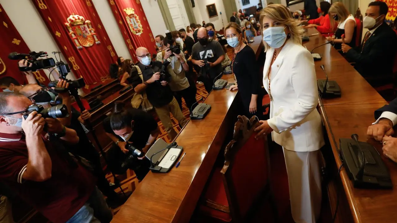 12-06-21 TOMA DE POSESION DE NOELIA ARROYO EN EL AYUNTAMIENTO DE CARTAGENA