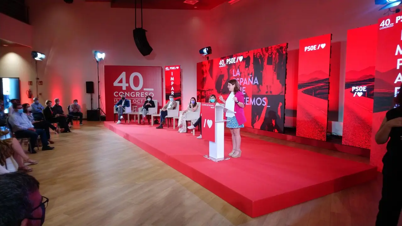 La vicesecretaria general del PSOE, Adriana Lastra