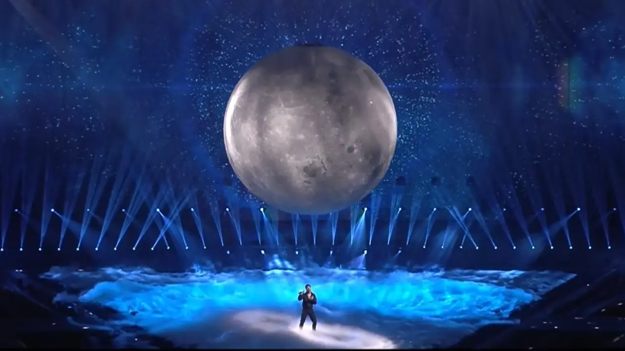 Archivo - Blas Cant&oacute; representando a Espa&ntilde;a en el festival de Eurovisi&oacute;n de 2021