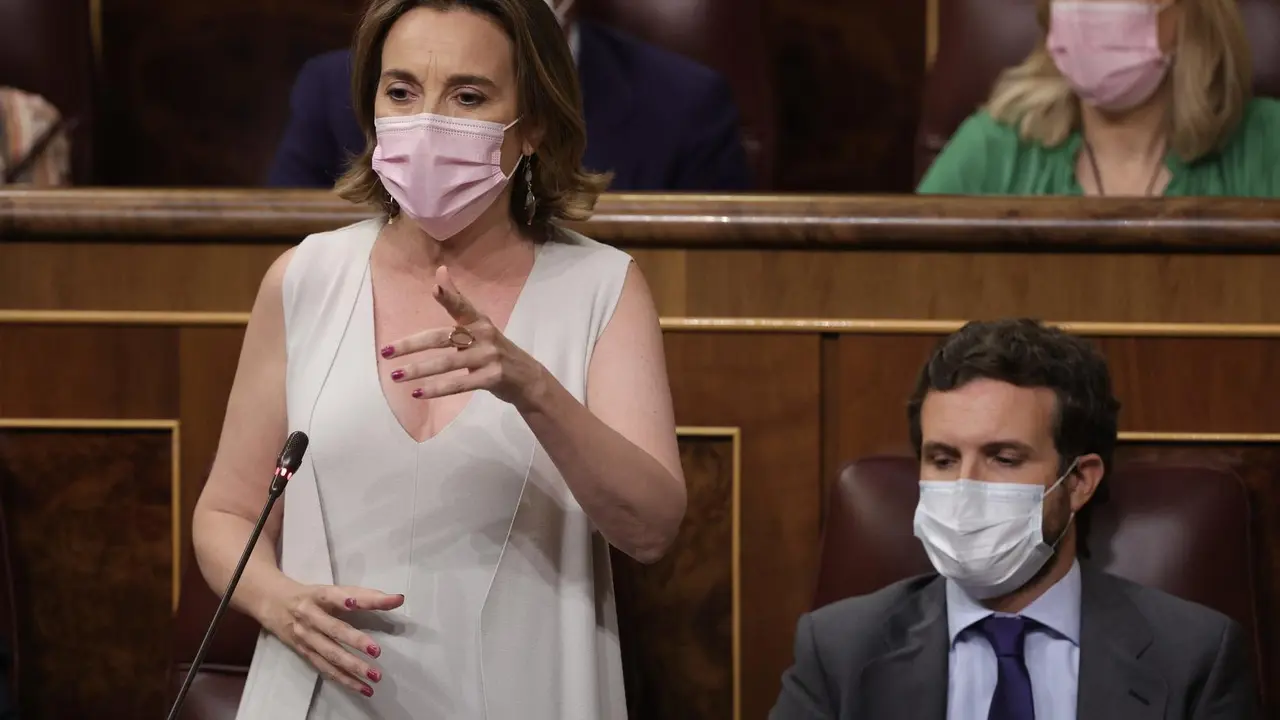 La portavoz del PP en el Congreso de los Diputados, Cuca Gamarra, 