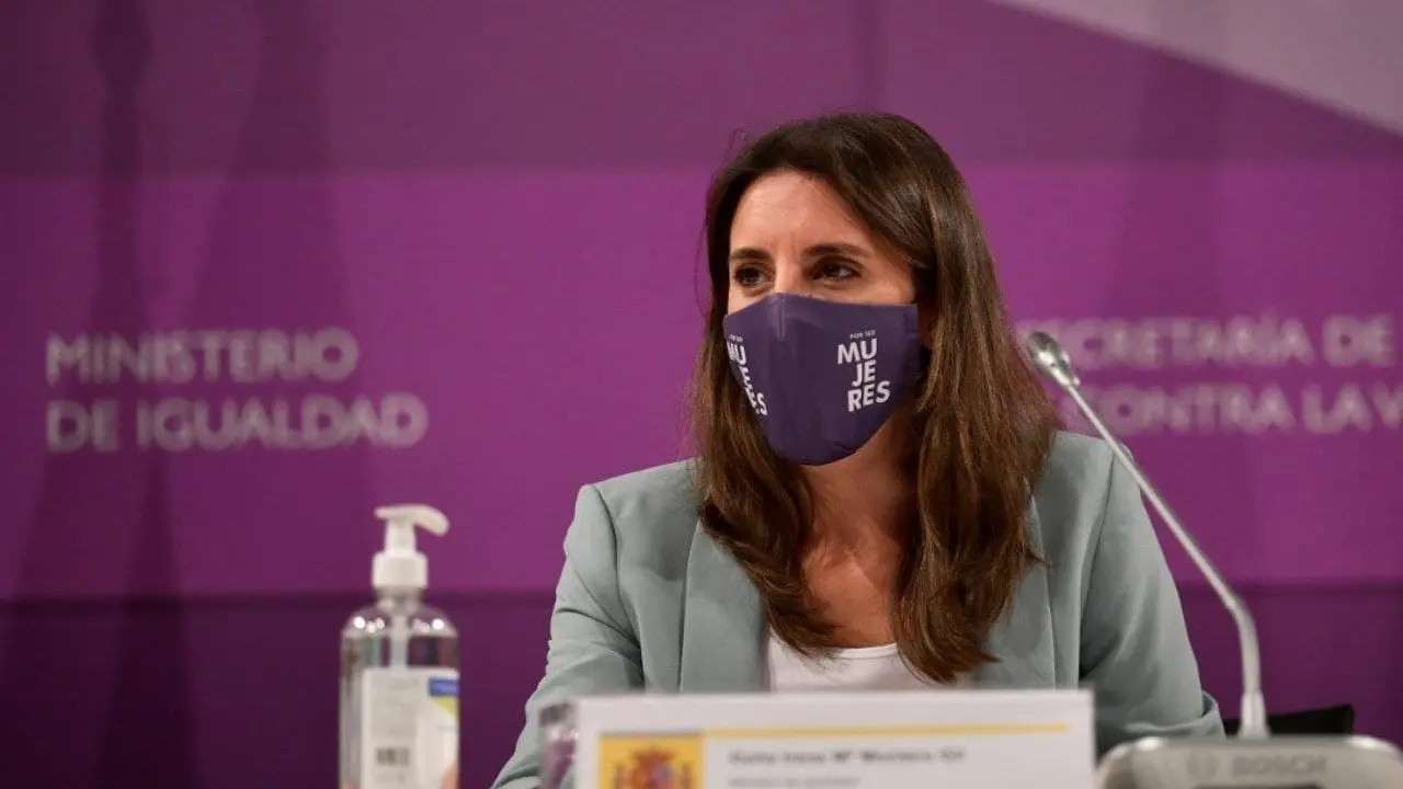 La ministra de Igualdad, Irene Montero.