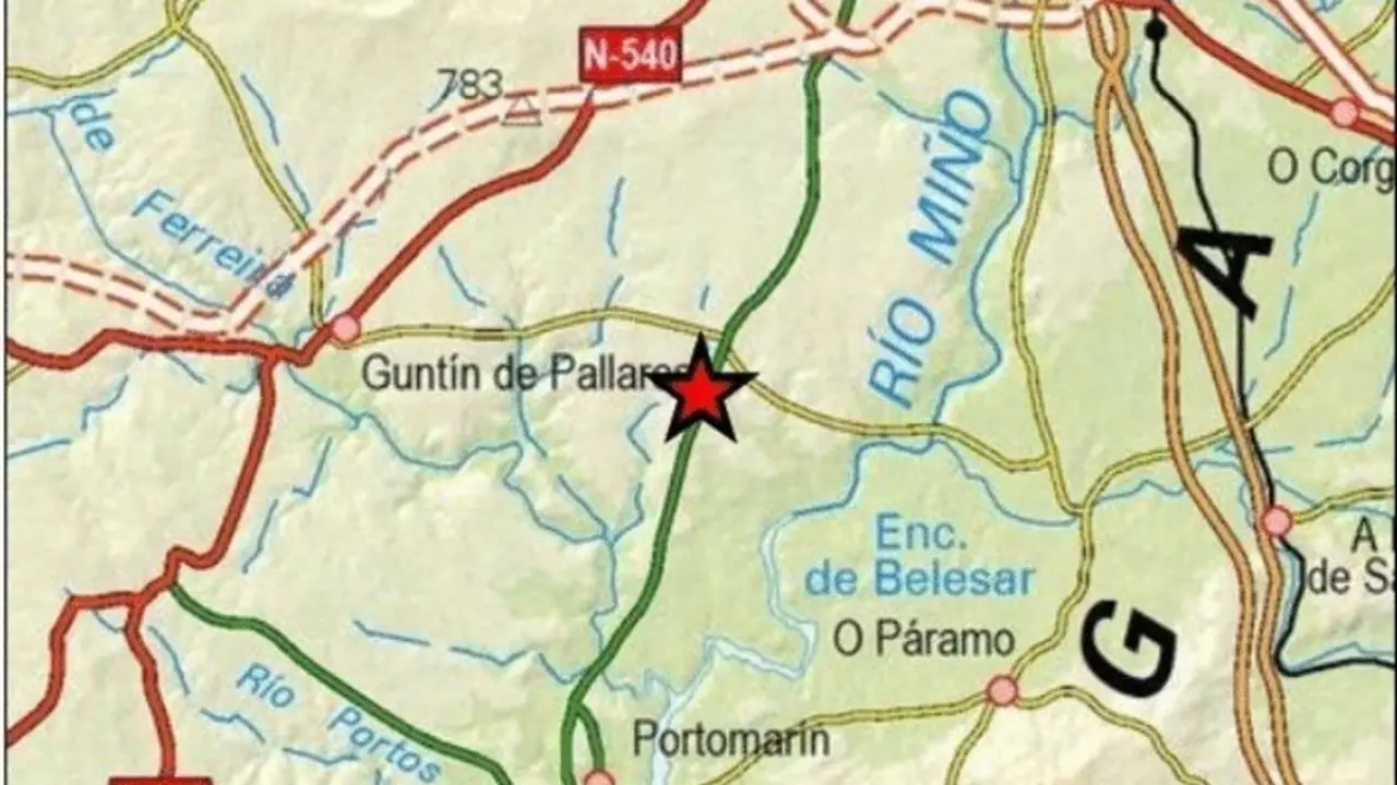 Localizaci&oacute;n del movimiento s&iacute;smico