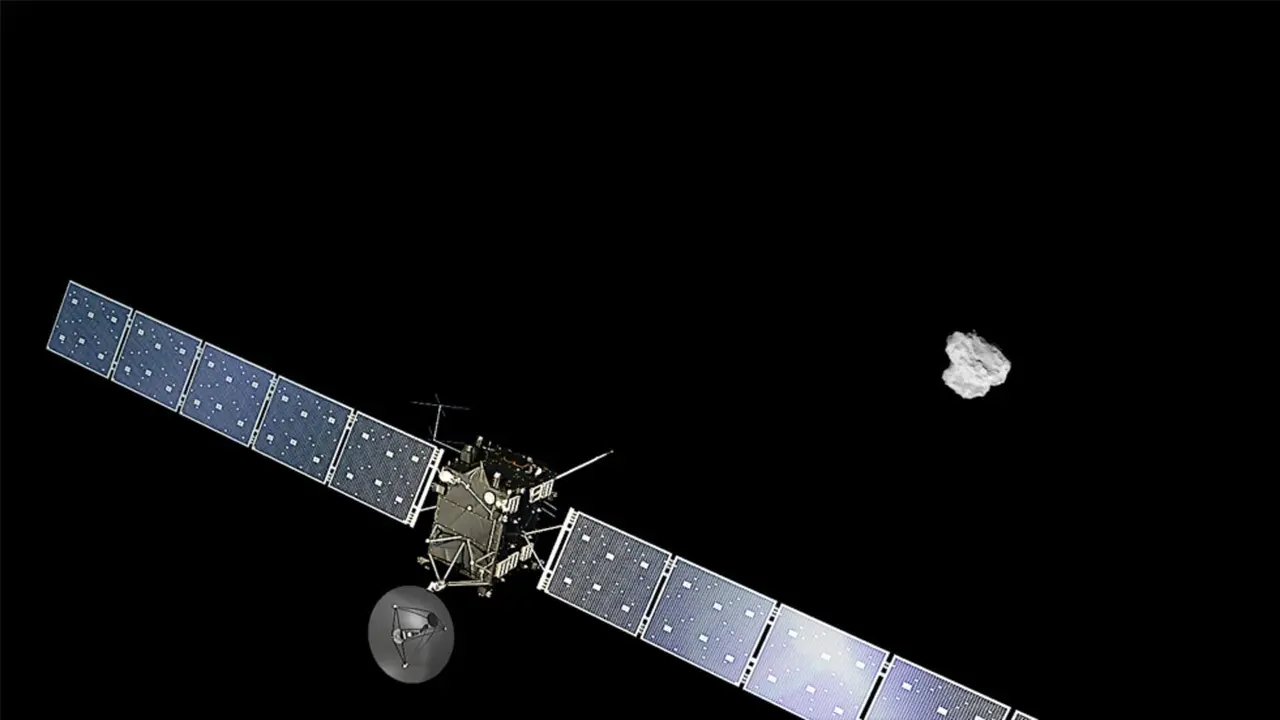 Nave Rosetta juto al cometa 67P/CG