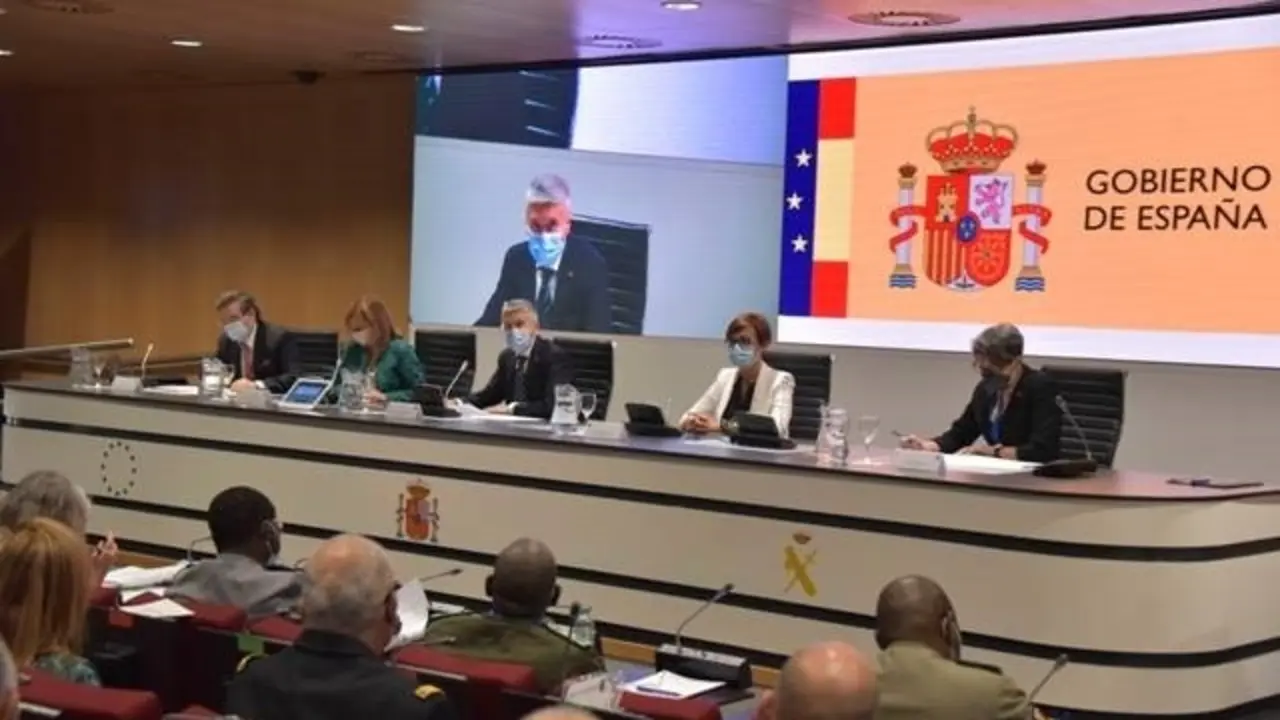 El ministro del Interior, Fernando Grande-Marlaska, en el balance sobre la formaci&oacute;n dentro del proyecto para el Sahel que lidera la Guardia Civil