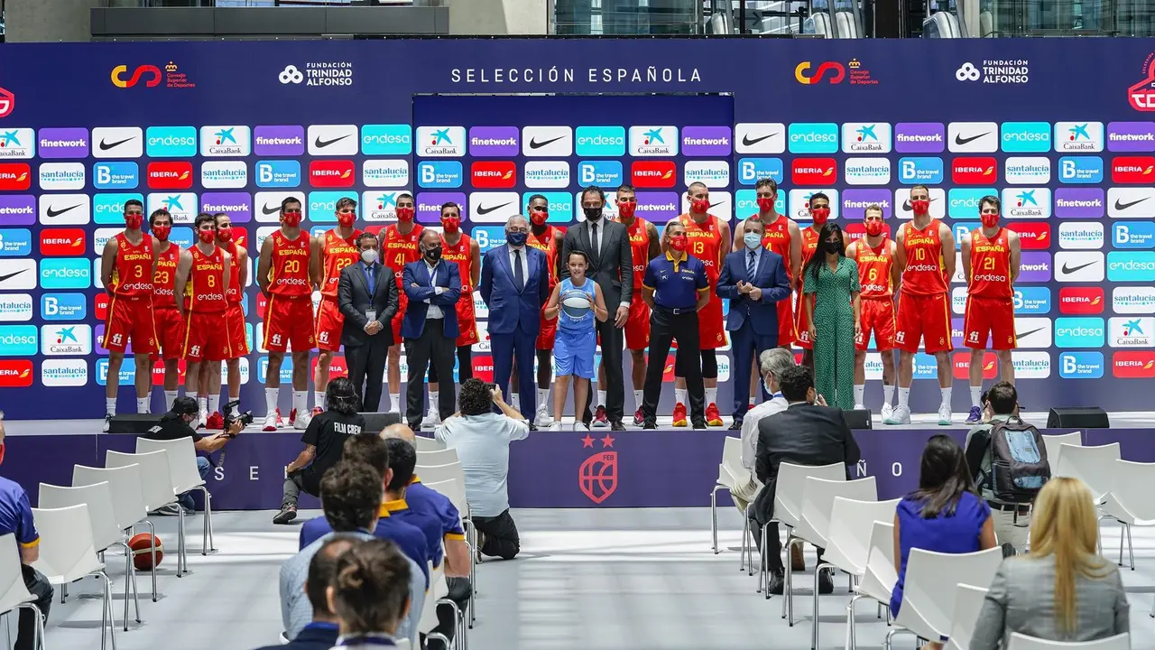 Presentaci&oacute;n de la selecci&oacute;n espa&ntilde;ola de baloncesto