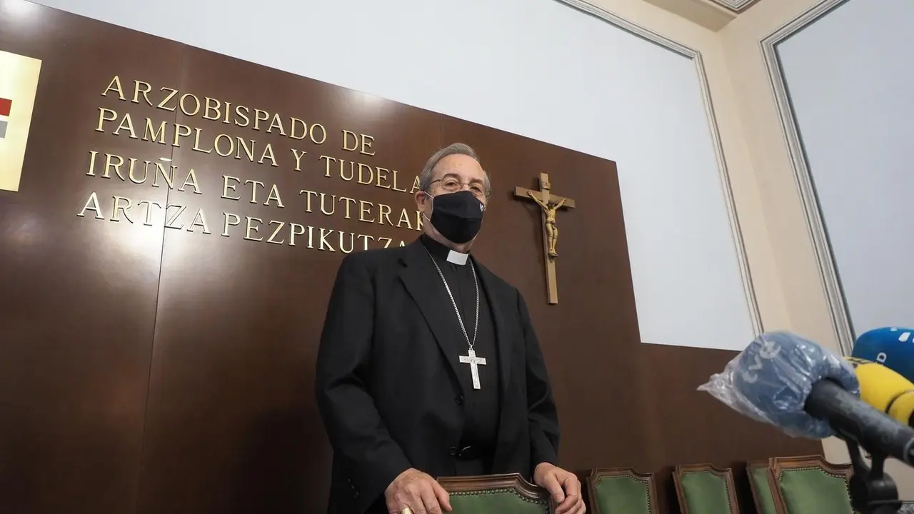 El arzobispo de Pamplona, Francisco P&eacute;rez