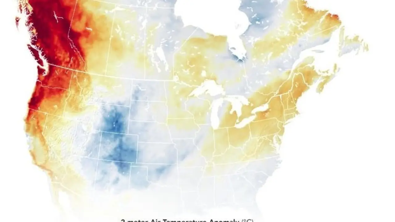 Anomal&iacute;a de temperatura el 27 de junio