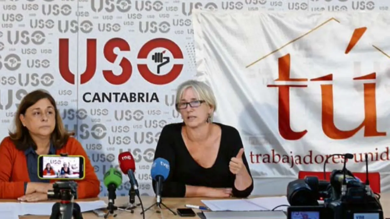 Rueda de prensa de Mercedes Mart&iacute;nez e Isabel Rodr&iacute;guez. / alerta
