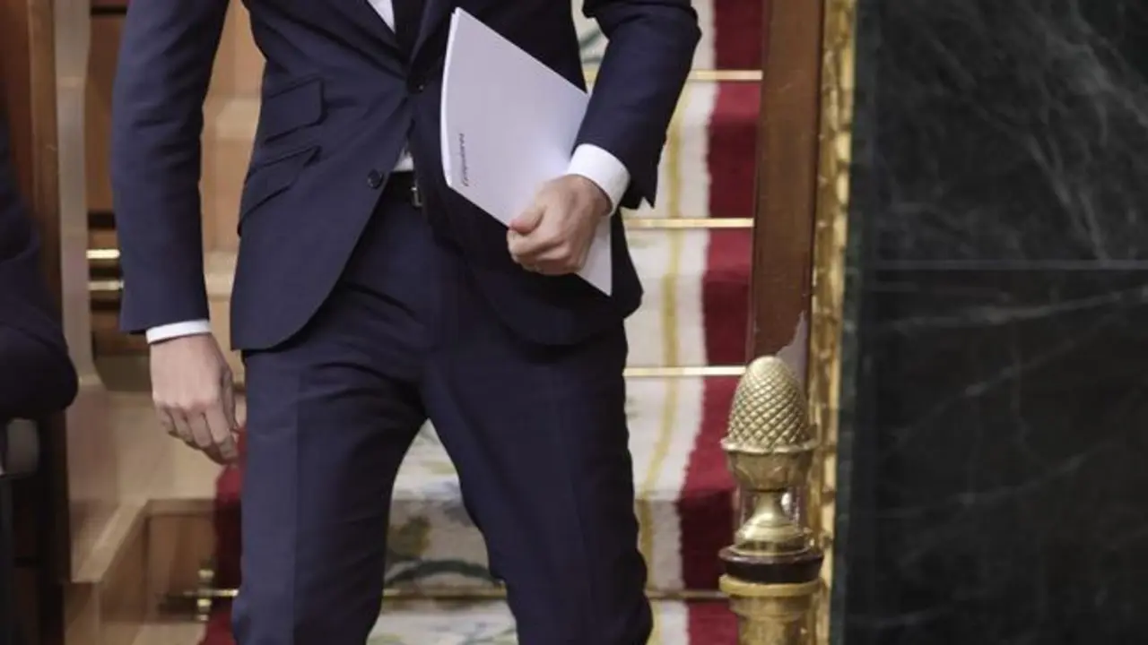 El l&iacute;der del PP, Pablo Casado, en el Pleno del Congreso que debate sobre los indultos a los condenados por el 'proc&eacute;s'. En Madrid, a 30 de junio de 2021, en Madrid, (Espa&ntilde;a). 