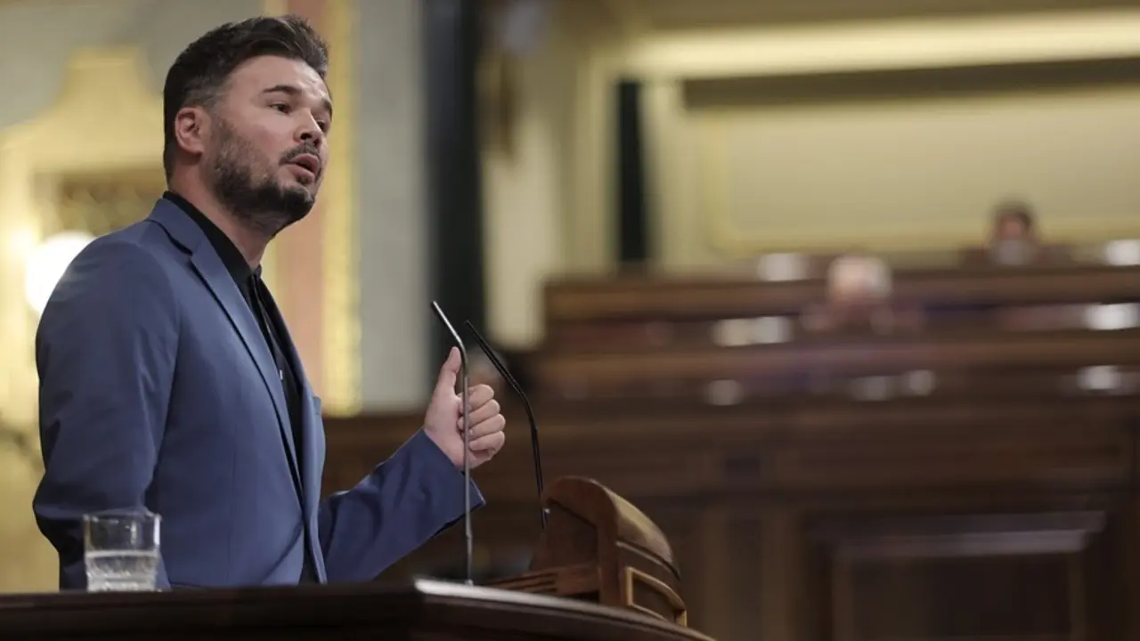 El portavoz de Esquerra Republicana en el Congreso, Gabriel Rufi&aacute;n