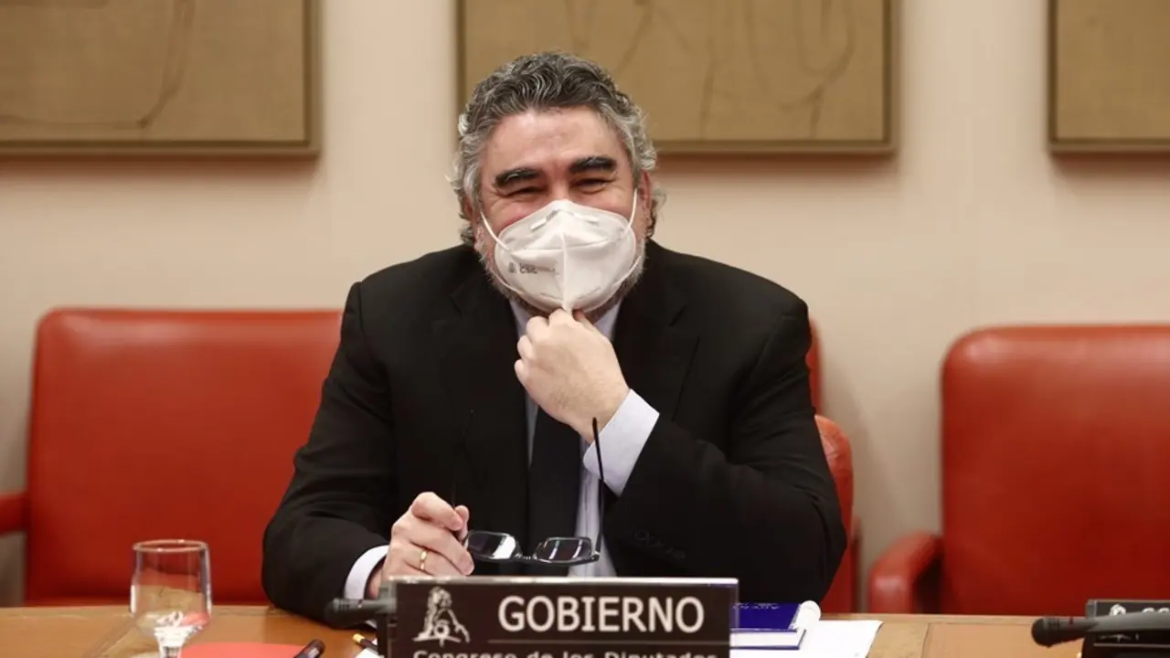 Archivo - El ministro de Cultura y Deporte, Jos&eacute; Manuel Rodr&iacute;guez Uribes