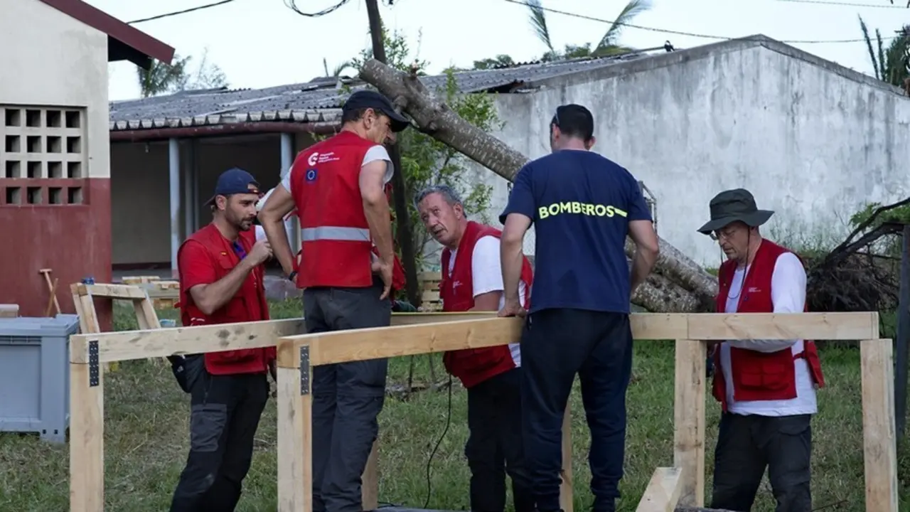 Archivo - El equipo START durante su despliegue en Mozambique en 2019