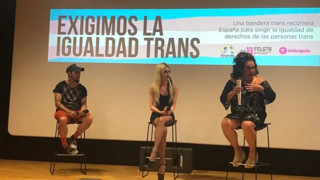 Victor, Espina y Desi, protagonistas de la campa&ntilde;a 'Exigimos la igualdad Trans'