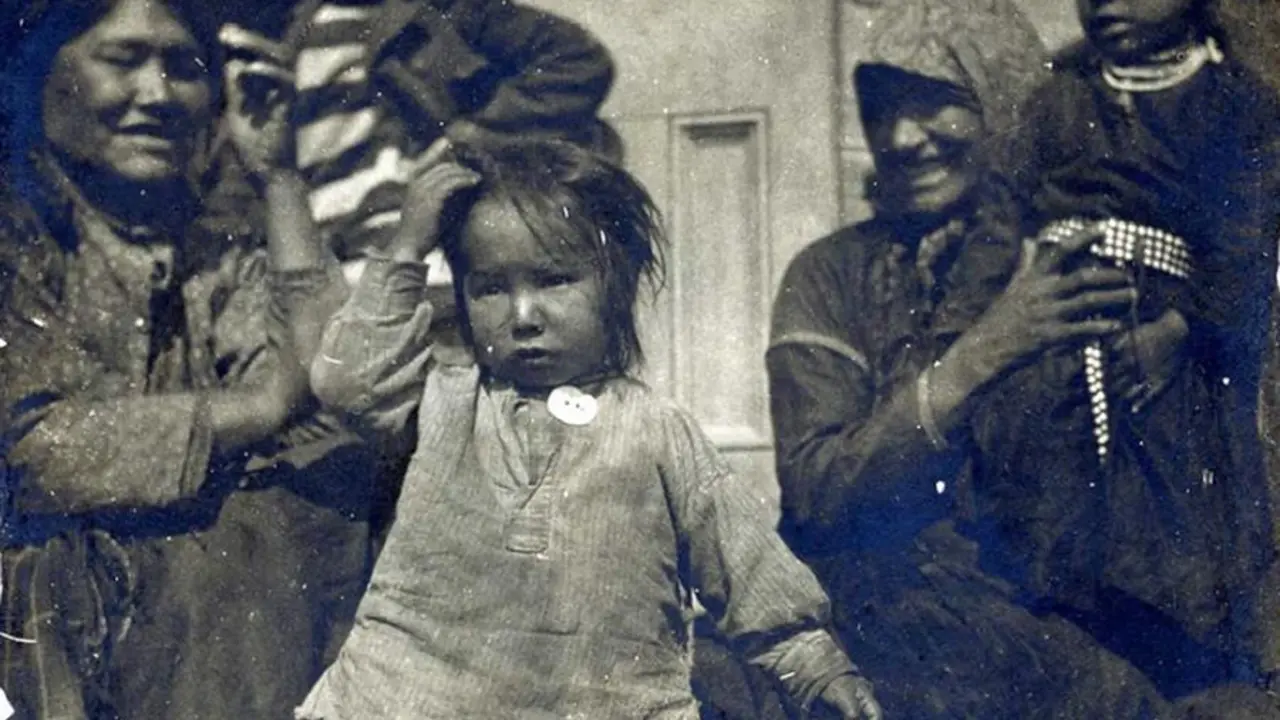 A historical photo from 1905 provided by the Provincial Archives of Saskatchewan (issued on 25 June 2021) shows children with their mothers at the Regina Indian Industrial School in Regina, Northwest Territories, now Saskatchewan, Canada. According to reports hundreds of unmarked graves have been located on the grounds of two Indian schools in Canada. Indigenous children were removed from their homes and taken to the schools where they were prohibited from speaking their native language or engaging in native cultural activities. EFE/EPA/PROVINCIAL ARCHIVES OF SASKATCHEWAN / HANDOUT BEST QUALITY AVAILABLE HANDOUT EDITORIAL USE ONLY/NO SALES