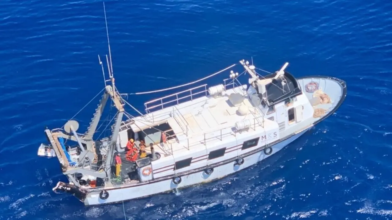 Rescate del buque pesquero Picaseu Segon en Capdepera