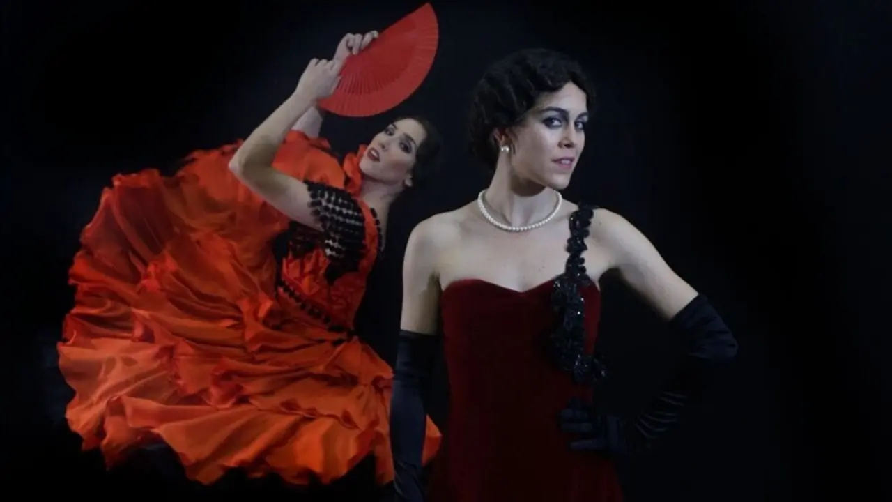 Las protagonistas del espect&aacute;culo de danza 'La bella Otero'