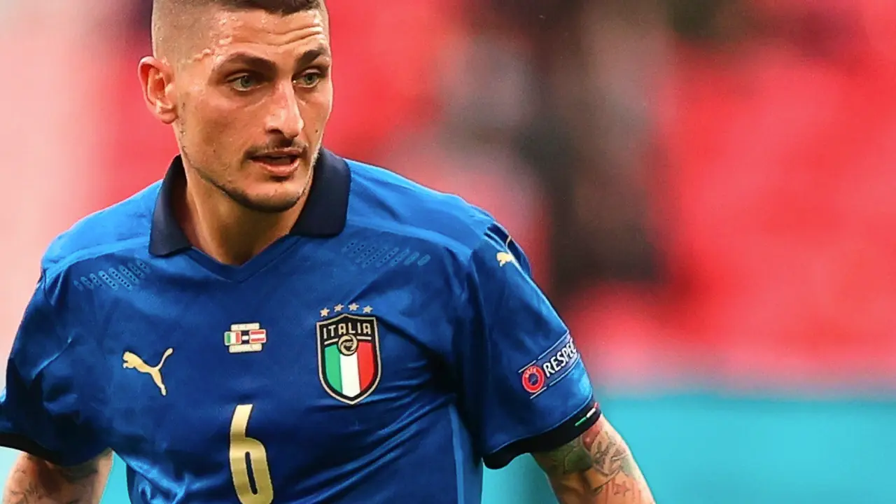El jugador de Italia, Marco Verratti.