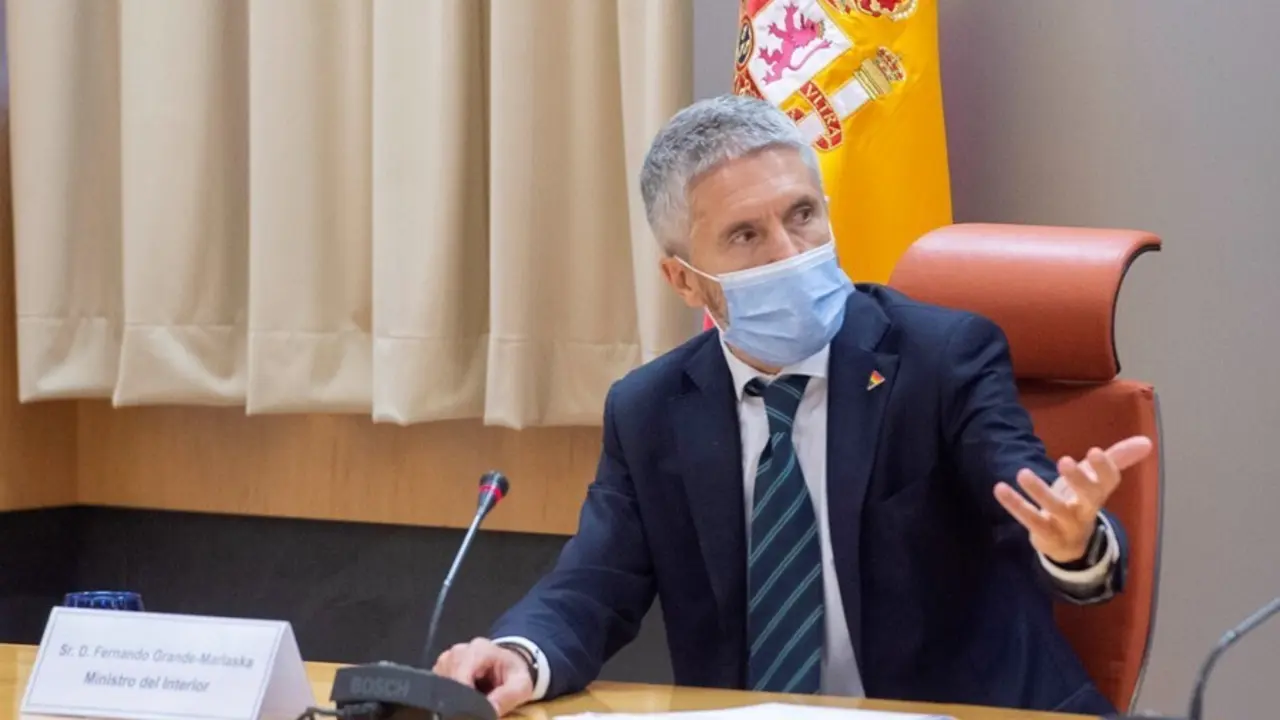El ministro del Interior, Fernando Grande-Marlaska, durante un acto reciente