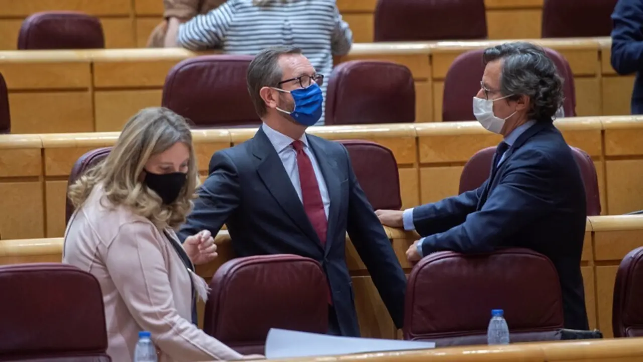 Archivo - Maroto dice que el Gobierno hace el "rid&iacute;culo" al acusar a lobbies de influir en favor de Astrazeneca