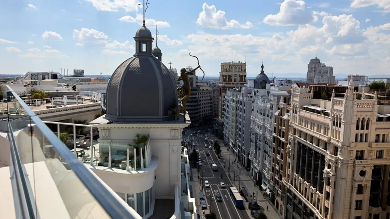 Vistas de la Gran V&iacute;a de Madrid.