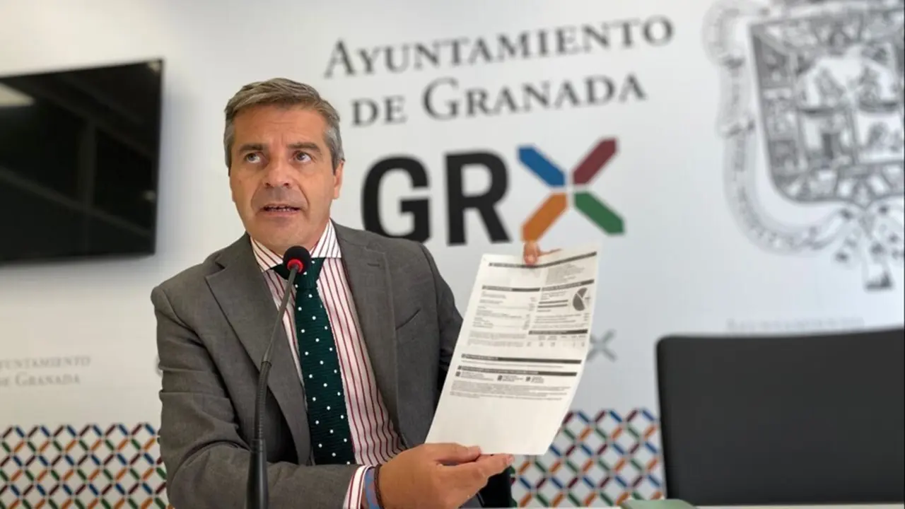 El portavoz del PP en el Ayuntamiento de Granada, C&eacute;sar D&iacute;az, en una  imagen de archivo.