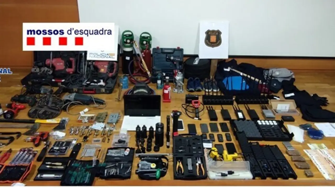 Material incautado en operaci&oacute;n policial