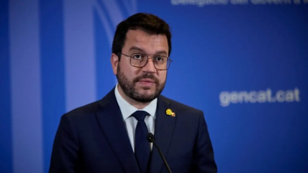 El president de la Generalitat catalana, Pere Aragon&egrave;s