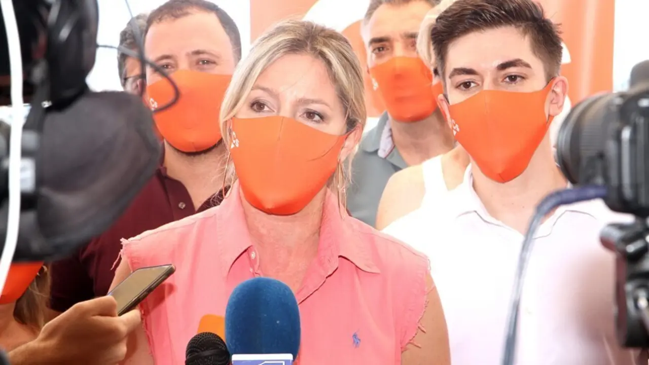 Ana Mart&iacute;nez Vidal en la concivencia de miembros de Ciudadanos