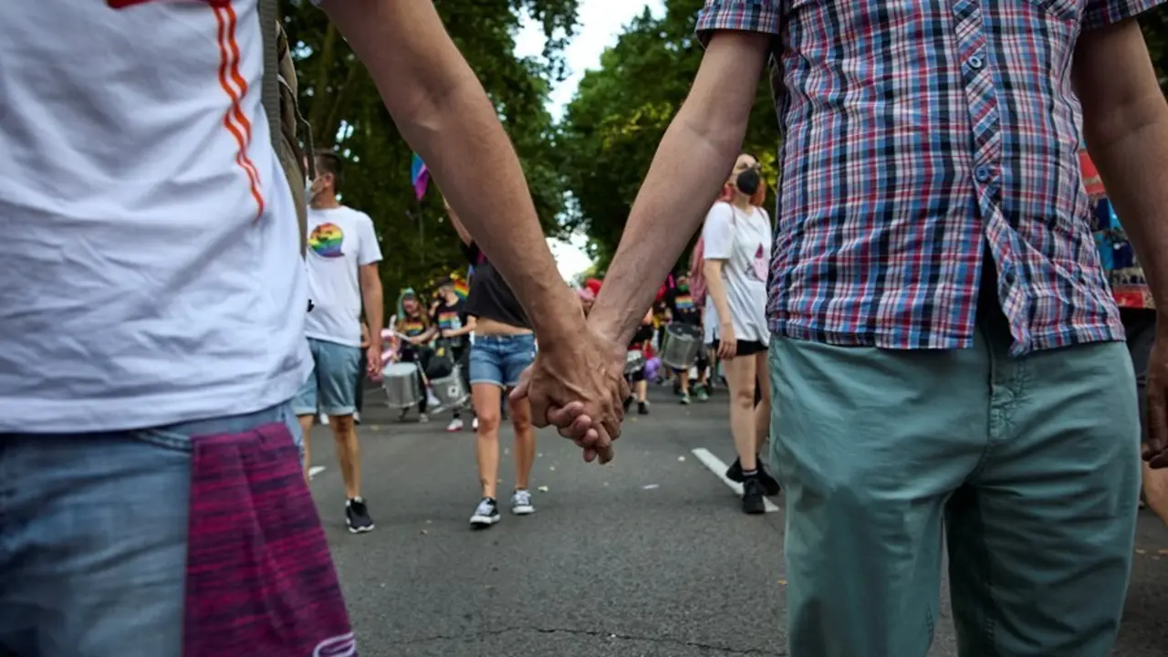 Manifestaci&oacute;n del Orgullo LGTBI, a 3 de julio de 2021, en Madrid (Espa&ntilde;a). 