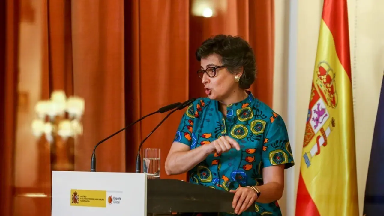 La ministra de Asuntos Exteriores, Uni&oacute;n Europea y Cooperaci&oacute;n, Arancha Gonz&aacute;lez Laya