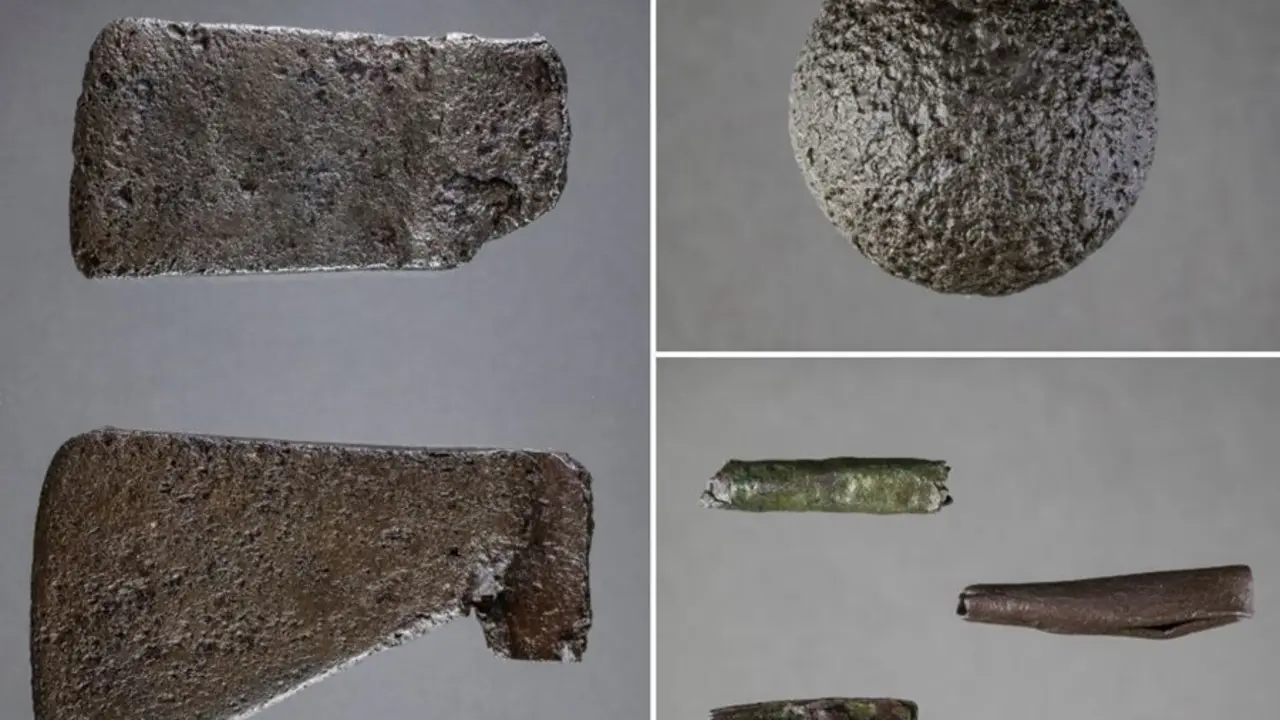 Objetos met&aacute;licos de la expedici&oacute;n de Hernando de Soto del siglo XVI