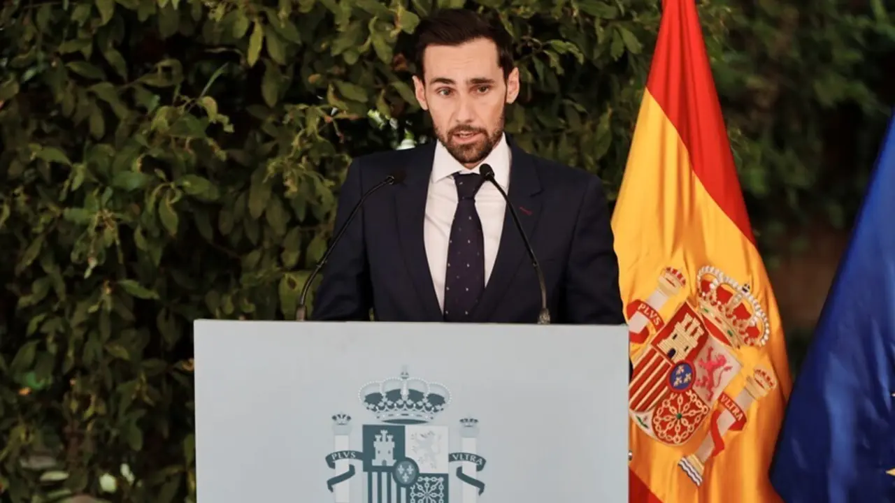 Archivo - El secretario de Estado de Seguridad, Rafael P&eacute;rez Ruiz, en el Palacio de Zurbano, interviene en el acto de recuerdo y reconocimiento al trabajo desarrollado por el personal dependiente del Ministerio del Interior durante el estado de alarma. 