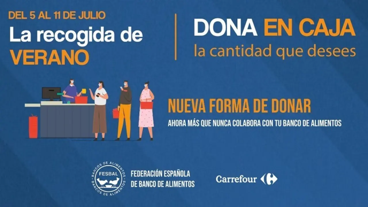 Carrefour y su Fundaci&oacute;n ponen en marcha la campa&ntilde;a &lsquo;La Recogida de Verano&rsquo;, que tendr&aacute; lugar desde el 5 al 11 de julio, a favor de FESBAL