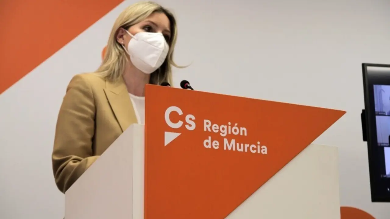 La excoordinadora de Ciudadanos en Murcia Ana Mart&iacute;nez Vidal, diputada en la Asamblea Regional.